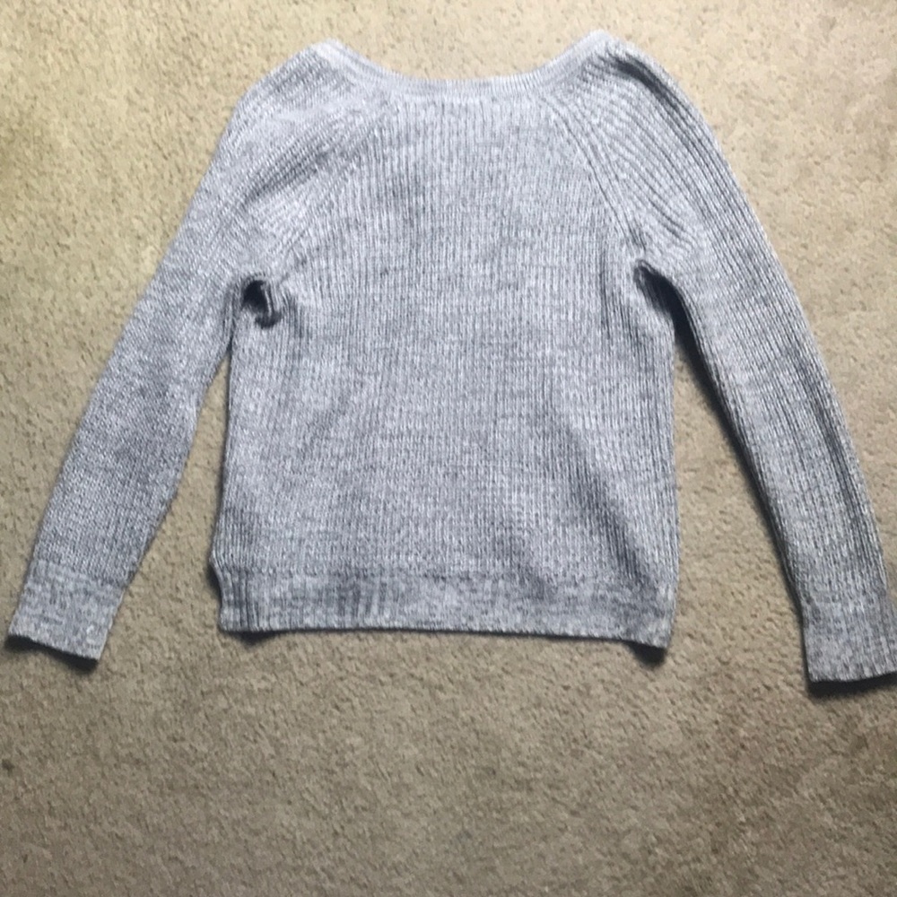Gray Knit Sweater - Picture 3 of 3